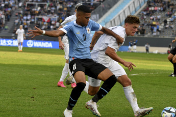 La Plata, Argentina.- In the photos taken on June 8, 2023, during the match between Uruguay and Israel at the Estadio Único Diego Armando Maradona. The Uruguayan team qualified this Thursday for the final of the U-20 World Cup after beating Israel 1-0 with a goal from Anderson Duarte. The Uruguayan National Team will face Italy in the final.