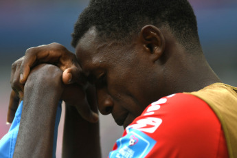 Santiago del Estero, Argentina.- In the photos taken on June 1, 2023, during the match between Uruguay and Gambia for the round of 16 of the U-20 World Cup at the Madre de Ciudades stadium in Santiago del Estero (north). Uruguay beat Gambia 1-0 with Anderson Duarte's goal (65) and advanced to the quarterfinals of the ecumenical tournament, where they will face the United States.