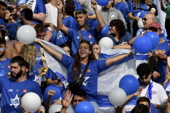 La Plata, Argentina.- In the photos taken on June 8, 2023, during the match between Uruguay and Israel at the Estadio Único Diego Armando Maradona. The Uruguayan team qualified this Thursday for the final of the U-20 World Cup after beating Israel 1-0 with a goal from Anderson Duarte. The Uruguayan National Team will face Italy in the final.