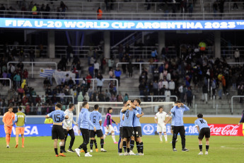 Santiago del Estero, Argentina.- In the photos taken on June 4, 2023, during the match between Uruguay and the United States for the quarterfinals of the Under 20 World Cup. Uruguay beat the United States 2-0 and qualified for the semifinals where they will face Israel.