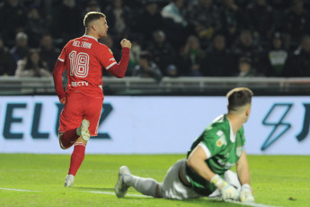 Buenos Aires, Argentina.- In the photos taken on June 12, 2023, during the match between River and Banfield for matchday 20 of the Argentine Professional League at the Florencio Solá Stadium. River beat Banfield 4-1 as a visitor. For Banfield the goal was scored by Milton Giménez (at 40 minutes). For River, the goals were scored by Lucas Beltrán (at 6, 48 minutes), Pablo Solari (at 21 minutes) and Salomón Rondón (at 94 minutes). On the next date, River will face the Institute, while Banfield will have Belgrano as a rival.