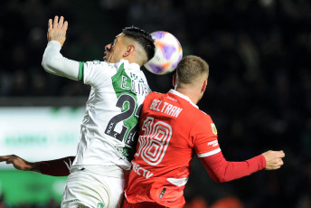 Buenos Aires, Argentina.- In the photos taken on June 12, 2023, during the match between River and Banfield for matchday 20 of the Argentine Professional League at the Florencio Solá Stadium. River beat Banfield 4-1 as a visitor. For Banfield the goal was scored by Milton Giménez (at 40 minutes). For River, the goals were scored by Lucas Beltrán (at 6, 48 minutes), Pablo Solari (at 21 minutes) and Salomón Rondón (at 94 minutes). On the next date, River will face the Institute, while Banfield will have Belgrano as a rival.