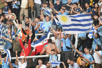 La Plata, Argentina.- In the photos taken on June 8, 2023, during the match between Uruguay and Israel at the Estadio Único Diego Armando Maradona. The Uruguayan team qualified this Thursday for the final of the U-20 World Cup after beating Israel 1-0 with a goal from Anderson Duarte. The Uruguayan National Team will face Italy in the final.