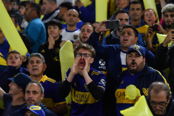 Buenos Aires, Argentina.- En las fotos tomadas el 6 de junio del 2023, durante el partido entre Boca Juniors y Colo-Colo por la jornada 5 el Grupo F disputado en el estadio la Bombonera. Boca, clasificó a los octavos de final de la Copa Libertadores 2023 al derrotar al Colo Colo por 1-0, con gol de Marcelo Weigandt (55).