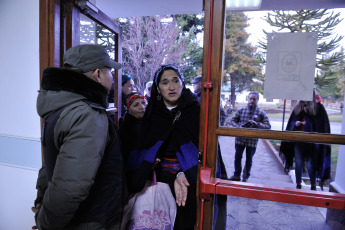 Chubut, Argentina.- In the photos taken on July 27, 2023, during the extradition trial of the Mapuche referent Facundo Jones Huala in Squadron 36 of the Gendarmerie, in the city of Esquel, province of Chubut. Huala, a fugitive from the Chilean Justice since February 2022 and arrested in Argentina last January, was convicted of arson and illegal possession of weapons committed in Chile in 2013.