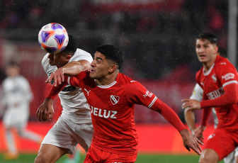 Buenos Aires, Argentina.- In the photos taken on July 11, 2023, during the match between Independiental and Newell's at the Libertadores de América Stadium, closing date 24 of the Professional League. Independiente lost 2-0 with Newell's and failed to leave the bottom of the Argentine Professional League table.