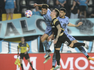 Santa Fe, Argentina.- In the photos taken on August 30, 2023, during the match between San Lorenzo and Belgrano de Córdoba at the Brigadier Estanislao López stadium for the Argentine Cup. San Lorenzo beat Belgrano de Córdoba 1-0 and thus got a ticket to the quarterfinals of the Argentine Cup. El Ciclón will face San Martín de San Juan, who eliminated Argentinos Juniors by beating them by the same score, in the round of the eight best of the contest.