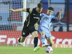 Santa Fe, Argentina.- In the photos taken on August 30, 2023, during the match between San Lorenzo and Belgrano de Córdoba at the Brigadier Estanislao López stadium for the Argentine Cup. San Lorenzo beat Belgrano de Córdoba 1-0 and thus got a ticket to the quarterfinals of the Argentine Cup. El Ciclón will face San Martín de San Juan, who eliminated Argentinos Juniors by beating them by the same score, in the round of the eight best of the contest.