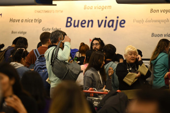 Buenos Aires, Argentina.- In the photos taken on August 15, 2023, it shows the Jorge Newbery Airport, which registers delays and cancellations in flights. An unexpected force measure initiated by workers of the Intercargo company causes delays and dozens of canceled flights at the airports of Ezeiza, Aeroparque and in the province of Córdoba. There were almost 10 thousand passengers affected, all of them corresponding to flights of the JetSmart and Latam companies.