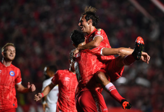 Buenos Aires, Argentina.- In the photos taken on August 1, 2023, during the match between Argentinos Juniors and Fluminense of Brazil in a first leg of the round of 16 of the Copa Libertadores de América at the Diego Armando Maradona stadium. The match ended 1-1, so it will be decided in Rio de Janeiro next Tuesday.