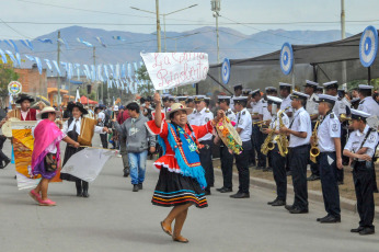 Jujuy, Argentina.- En las fotos tomadas el 23 de agosto del 2023, durante la conmemoración del Éxodo Jujeño de 1812 con actos que exaltaron la heroicidad de su pueblo. La fecha, conmemora el accionar del pueblo jujeño que recibió la orden de abandonar sus hogares, sus pertenencias y dejar tierra arrasada al enemigo.