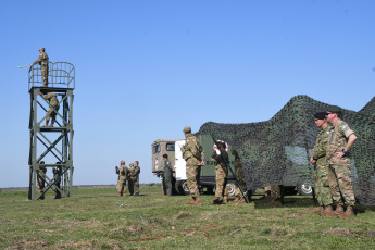 Corrientes, Argentina.- In the photos taken on August 2, 2023, more than 1,300 members of the Armed Forces of Argentina and Brazil took part in the combined exercise "Arandú", in which they pretended to protect part of the territory of the province of Corrientes of a fictitious invasion to the south of the Iberá marshes. The purpose of this combined exercise is to strengthen and increase the interoperability of the participating forces and the communication ties between the armies of both countries in accordance with what is expressed in the bilateral agreement of the year 2020.