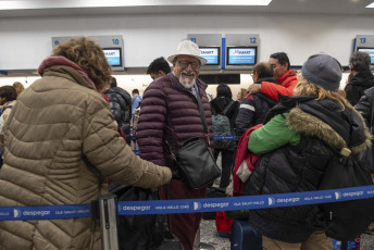 Buenos Aires, Argentina.- In the photos taken on August 17, 2023, it shows the Jorge Newbery Airport in the midst of flight delays due to the intense storm that affected the city of Buenos Aires and its surroundings. There were more than 80 delayed flights and twenty cancellations. In addition, as officially reported, other planes were diverted to alternative airports due to the impossibility of landing due to the storm.