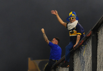 Buenos Aires, Argentina.- In the photos taken on September 28, 2023, during the match between Boca Juniors and Palmeiras in the first leg of the Conmebol Libertadores semifinals played in La Bombonera. Boca tied 0-0 with Palmeiras. Boca will visit Palmeiras next Thursday at the Allianz Parque in search of a ticket to the final of the Conmebol Libertadores.