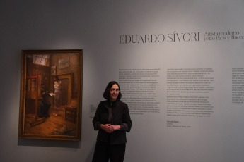 Buenos Aires, Argentina.- En las fotos tomadas el 28 de septiembre del 2023, muestra la primera exposición bajo el título de "Eduardo Sívori. Artista moderno entre París y Buenos Aires", donde se reúnen 200 obras y documentos en el Museo Nacional de Bellas Artes. Considerado uno de los pioneros del arte argentino, el pintor naturalista Eduardo Sívori, se dedicó e impulsó el arte nacional y es rescatado desde sus pinturas y obra gráfica.