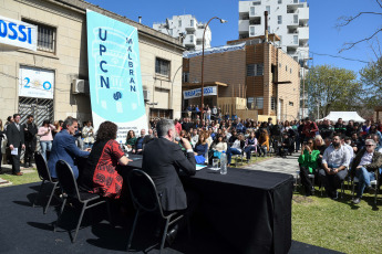 Buenos Aires, Argentina.- En las fotos tomadas el 18 de septiembre del 2023, durante la inaguración de un laboratorio de bioseguridad de Nivel 4, el primero y único de América Latina que permitirá trabajar con agentes patógenos extremadamente peligrosos y altamente contagiosos construido con una inversión de 442 millones de pesos.