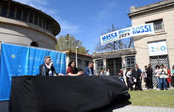 Buenos Aires, Argentina.- En las fotos tomadas el 18 de septiembre del 2023, durante la inaguración de un laboratorio de bioseguridad de Nivel 4, el primero y único de América Latina que permitirá trabajar con agentes patógenos extremadamente peligrosos y altamente contagiosos construido con una inversión de 442 millones de pesos.