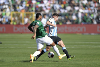 La Paz, Bolivia.- Imagenes del 12 de septiembre de 2023, de la previa al partido. Argentina enfrenta esta tarde a Bolivia en la altura de La Paz, por la segunda fecha de las Eliminatorias Sudamericanas para el Mundial 2026.