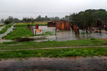 Corrientes, Argentina.- In the photos taken on September 5, 2023, it shows the areas affected by heavy rains in Corrientes, Argentina. In just 4 days, the El Niño meteorological phenomenon caused abundant rains in different provinces of the country, especially affecting those of the Argentine Northwest, where hundreds of people were affected and had to be evacuated.