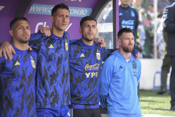 La Paz, Bolivia - Images from September 12, 2023, from the pre-match. Argentina faces Bolivia this afternoon in the high altitude of La Paz, for the second date of the South American qualifiers for the 2026 World Cup.