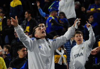 Buenos Aires, Argentina.- In the photos taken on September 28, 2023, during the match between Boca Juniors and Palmeiras in the first leg of the Conmebol Libertadores semifinals played in La Bombonera. Boca tied 0-0 with Palmeiras. Boca will visit Palmeiras next Thursday at the Allianz Parque in search of a ticket to the final of the Conmebol Libertadores.