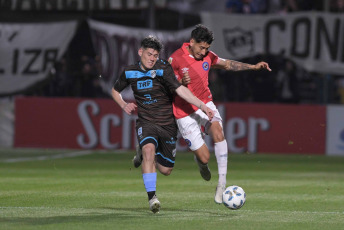 Buenos Aires, Argentina.- In the photos taken on October 2, 2023, during the match between Platense and Argentinos Juniors at the Ciudad de Vicente López stadium, the last of the traditional classics of the interzonal date of the Cup. Platense tied 0-0 0 with Argentinos Juniors, focused on different objectives. The local team was more in the first half and the visitor did the same in the second half.