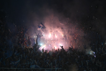 Mendoza, Argentina.- In the photos taken on November 27, 2023, during the match between Boca Juniors and Godoy Cruz at the Malvinas Argentinas stadium in Mendoza on date 14 of the regular phase of the 2023 Professional League Cup. Boca They beat Godoy Cruz 2-1 with goals from Miguel Merentiel and Nicolás Figal and remain in the fight to enter the next Copa Libertadores 2024.