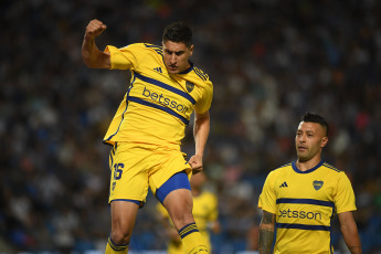 Mendoza, Argentina.- En las fotos tomadas el 27 de noviembre del 2023, durante el partido entre Boca Juniors y Godoy Cruz en el estadio Malvinas Argentinas de Mendoza por la fecha 14 de la fase regular de la Copa de la Liga Profesional 2023. Boca le ganó 2-1 a Godoy Cruz con goles de Miguel Merentiel y Nicolás Figal y se mantiene en la lucha por ingresar a la próxima Copa Libertadores 2024.