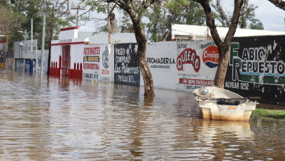 Concordia, Argentina.- In the photos taken on November 29, 2023, they show the areas affected by the flooding of the Uruguay River in Concordia, Argentina. The flooding of the Uruguay River has been in a critical situation for approximately a month, leaving a total of 491 families evacuated from their homes in the Entre Ríos city of Concordia.