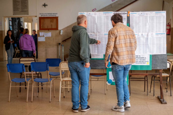 Buenos Aires - In the photo taken on November 19, 2023, the elections in which the president will be elected began at 8 a.m. in the province of Buenos Aires, the most populous district in Argentina in terms of number of voters, with 37% of the total votes of the entire country.