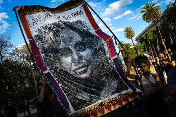 Buenos Aires, Argentina.- In the photos taken on November 8, 2023, during the first march against racism to vindicate the importance of the Afro-descendant population in Buenos Aires, the capital of Argentina. The representative of this march, Diego Bonga, declared that "the march is to give visibility to the fight that we have been doing for several decades in this beautiful Argentine nation, blessed by the blood of black people on the battlefields."