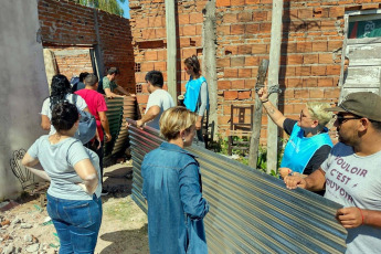 Corrientes, Argentina.- In the photos taken on November 7, 2023, it shows the areas affected by the rising of the Paraná and Uruguay rivers. The province of Corrientes has 9 cities in a state of evacuation according to the Argentine Naval Prefecture. Throughout the provincial territory there are 1,071 evacuees who are being assisted by the municipalities.