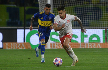 Córdoba, Argentina.- En las fotos tomadas el 22 de noviembre del 2023, durante el partido entre Boca Junior y Estudiantes de La Plata en las semifinales de la Copa Argentina en el estadio Mario Alberto Kempes. Boca perdió 3-2 con Estudiantes y puso en jaque su presencia en la Copa Libertadores 2024.