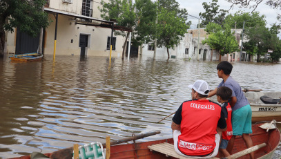 Concordia, Argentina.- En las fotos tomadas el 29 de noviembre del 2023, muestra las zonas afectadas por la crecida del Río Uruguay en Concordia, Argentina. La crecida del río Uruguay se encuentra en una situación crítica desde hace aproximadamente un mes, dejando un total de 491 familias evacuadas de sus viviendas en la ciudad entrerriana de Concordia.