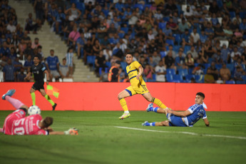 Mendoza, Argentina.- En las fotos tomadas el 27 de noviembre del 2023, durante el partido entre Boca Juniors y Godoy Cruz en el estadio Malvinas Argentinas de Mendoza por la fecha 14 de la fase regular de la Copa de la Liga Profesional 2023. Boca le ganó 2-1 a Godoy Cruz con goles de Miguel Merentiel y Nicolás Figal y se mantiene en la lucha por ingresar a la próxima Copa Libertadores 2024.