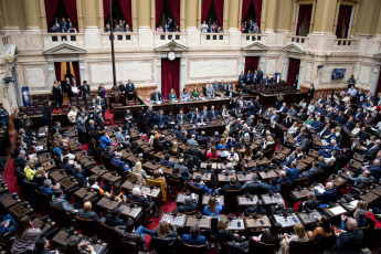 Buenos Aires, Argentina.- In the photos taken on November 2, 2023, the Legislative Assembly deliberated to formally proclaim the formulas headed by the Minister of Economy and presidential candidate of Unión por la Patria (UxP), Sergio Massa, and the candidate of La Libertad Avanza (LLA), Javier Milei, -both present at the venue- who will compete on Sunday, November 19 in the ballot to define who will be the new head of State from December 10, as established by the National Constitution.