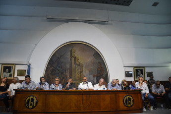 Buenos Aires, Argentina.- In photos taken on December 29, 2023, the General Confederation of Labor (CGT) of Argentina confirmed that it is preparing a third large demonstration against the policies that the Government of Javier Milei and the first national strike. Prior to the strike, they will hold an assembly with the delegations of the cities in the interior of the country to define its scope. This Friday, December 29, pharmacies in the country will not sell medications as a protest against the management of the new president.