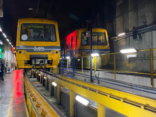 Buenos Aires.- In the photo taken on January 8, 2024, the Buenos Aires subway line D was closed to the public from today until mid-March by a work of modernization of the signal system and the replacement of the exchange machines in order to guarantee the regularity and efficiency of the service, indicated the state company Subterráneos de Buenos Aires (Sbase).