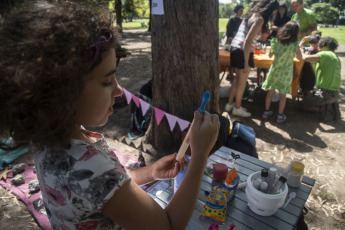 Buenos Aires, Argentina.- In the photos taken on January 21, 2024, the various science, art and technology activities were reissued for the second time, free of charge, in Saavedra Park, as a way of claiming about 60 students from national universities of scientific, technological and art careers to ask for the opening of the summer programming of the Cultural Center of Science (C3) that was canceled by the authorities.