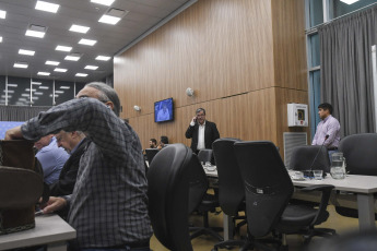 Buenos Aires, Argentina.- In the photos taken on January 16, 2024, the plenary session of committees of the Chamber of Deputies resumed the debate on the bill "Bases and Starting Points for the freedom of Argentines", with the presence of representatives from different sectors.