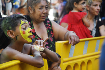 Buenos Aires- In the photo taken on January 6, 2024, the civil association Tierra, Techo y Trabajo held a day of celebration on Padilla Street, between Acevedo and Malabia, in the Buenos Aires neighborhood of Villa Crespo.