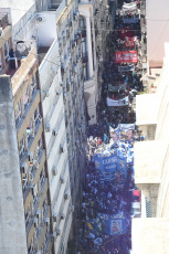 Buenos Aires, Argentina.- In the photo taken on January 24, 2024, view of the different streets of Buenos Aires during the general strike against the DNU and the law of bases of President Javier Milei.