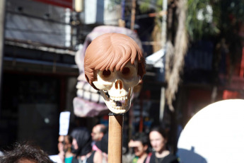 Posadas, Argentina.- In the photos taken on January 24, 2024, protesters participate in the general strike called by the national General Confederation of Labor (CGT) in opposition to the DNU and the Omnibus Law proposed by President Javier Milei.