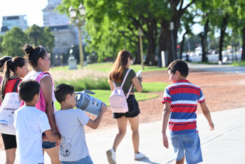 Buenos Aires, Argentina.- En las fotos tomadas el 30 de enero del 2024, muestra las calles de Buenos Aires en medio de la ola de calor que atraviesa el país. La provincia de Mendoza, gran parte de Neuquén, Río Negro, localidades del este de La Pampa y de San Luis, y el sur de Buenos Aires se encuentran bajo alerta roja por calor extremo, el máximo nivel dispuesto por el Servicio Meteorológico Nacional (SMN), con temperaturas máximas que pueden llegar a los 38 grados.