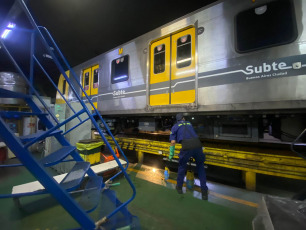 Buenos Aires.- In the photo taken on January 8, 2024, the Buenos Aires subway line D was closed to the public from today until mid-March by a work of modernization of the signal system and the replacement of the exchange machines in order to guarantee the regularity and efficiency of the service, indicated the state company Subterráneos de Buenos Aires (Sbase).