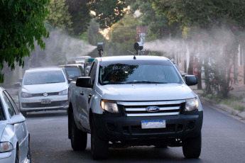 Corrientes, Argentina.- En la foto tomada el 23 de enero de 2024, el Ministerio de Salud de Corrientes refuerza las medidas para combatir el avance del dengue, que registra un promedio de 100 casos positivos de la enfermedad, y así "moderar el impacto del brote", informaron hoy fuentes de la cartera sanitaria.