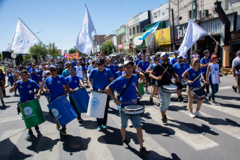 Neuquén, Argentina.- In the photo taken on January 24, 2024, strike and mobilization across the country in rejection of the DNU and the Omnibus Law of President Javier Milei.