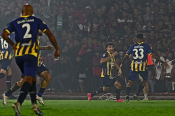 Rosario, Argentina - In the photo taken on February 25, 2024, Rosario Central was strong at the Marcelo Bielsa Stadium and defeated Newell's 1-0 with a goal by Ignacio Malcorra to win the Rosario Clasico in the seventh round of the Professional League Cup 2024.