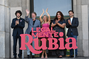 Buenos Aires, Argentina.- En las fotos tomadas el 23 de febrero del 2024, la versión musical argentina de la adaptación teatral de "Legalmente rubia" se estrenará el próximo 22 de marzo en el Teatro Liceo protagonizada por la coreógrafa y bailarina Laurita Fernández, quien aseguró que el papel "es lo más exigente" que hizo en su carrera.