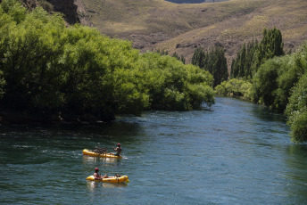 Río Negro, Argentina.- In the photos taken on February 1, 2024, it shows the tourist place of Villa Llanquín in Rio Negro, Argentina. The second half of January marked an increase in occupancy in the main tourist destinations in the province of Río Negro, where nearly 200,000 vacationers were received, who generated an impact of more than 46,000 million pesos (Argentine peso), according to reports officially.